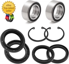 Front Wheel Bearings Seals for Honda Fourtrax 300 Rancher 350 400 420 Only for 4