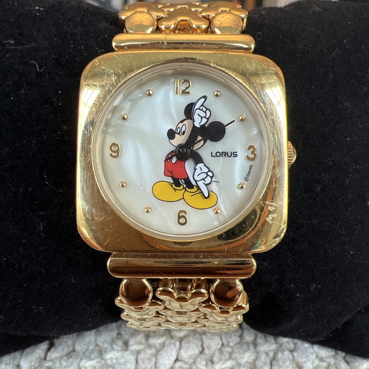 Disney Gold Silhouette Mickey Watch Citizen Disney Eco Mickey Mouse Gold-Tone Stainless Steel  main image 2
