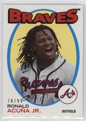 2021 Topps Transcendent Party 78/95 Ronald Acuna Jr #71TH-RA ms9