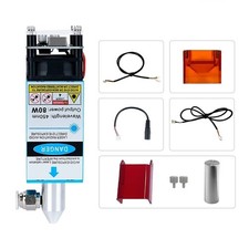 80W 24V Laser Head With Air Assist Blue Laser Module CNC Laser Cutting Machine