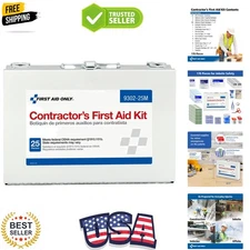 25-Person Contractor's First Aid Kit: 178 Essential Supplies for Emergencies