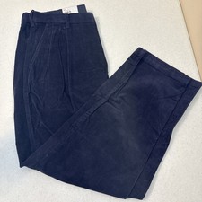 Croft & Barrow Pants Mens 38 x 32 The Stretch Corduroy NWT Classic Fit Pleated