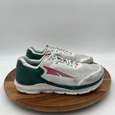 Size 10 Altra Womens Torin 5 White/Deep Teal/pink Running Sneakers Retail- 130