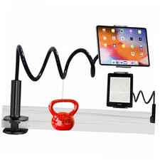 Gooseneck Phone Holder for Bed, iPhone Stand for Desk Recording Fliming Kindle 