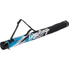 Rawlings EBC9F03 Boys' Baseball Bat Case For 1 Piece Black/Turquoise 33.1