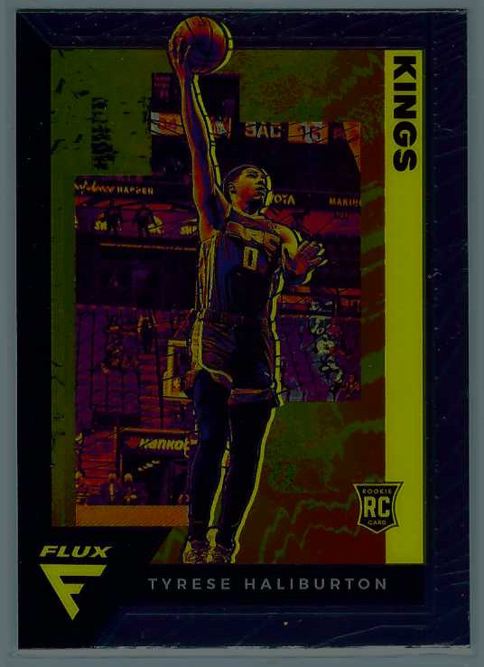 2020-21 Panini Flux - Rookies Tyrese Haliburton #203 Silver Prizm (RC)