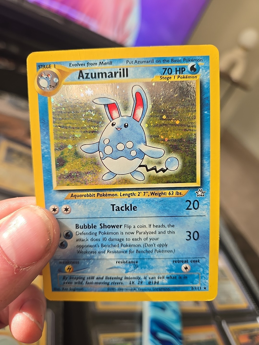 Azumarill 2/111 Neo Genesis Holo