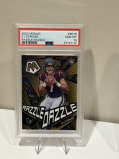CJ STROUD 2023 Panini Mosaic Razzle Dazzle #RD16  Texans RC  | PSA 10 | Texans