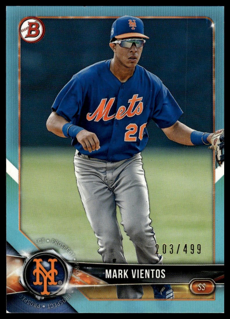 2018 Bowman Draft #BD-67 Mark Vientos Sky Blue #/499