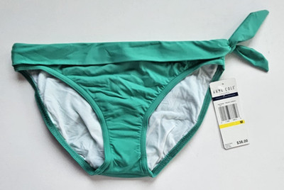 Anne Cole Women's M Tankini Bikini Swimsuit Bottoms Tropic Green NWT