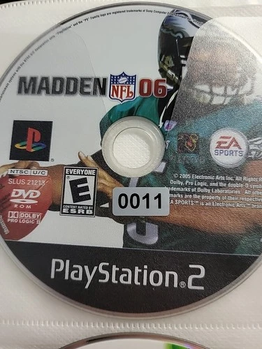 Madden NFL 06 (Sony PlayStation 2, 2005) Disc Only No Tracking