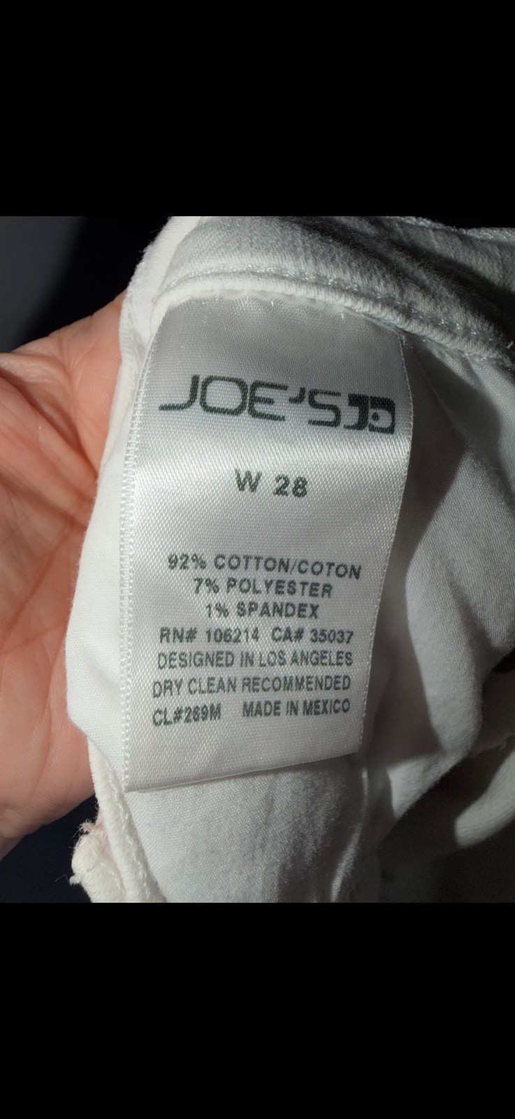 ✨🤍 JOE’S JEANS WHITE CROPPED DENIM 🤍✨, photo 6