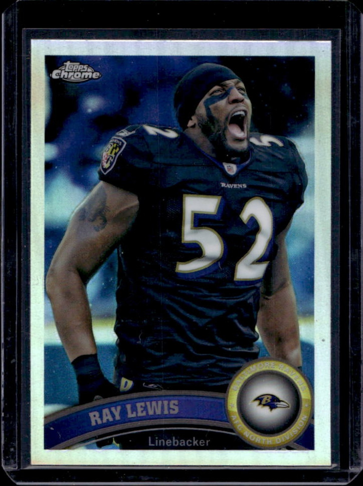 2011 Topps Chrome Ray Lewis Refractor #2 Ravens