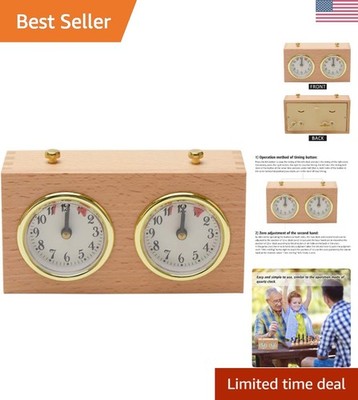 Durable Mechanical Chess Clock - Accurate Timing Tool for All Board Games