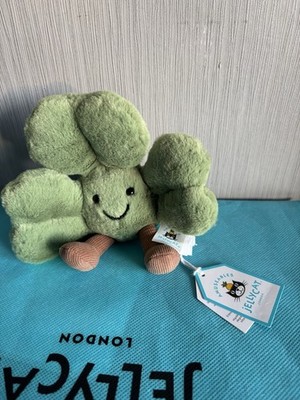 Jellycat Siofra Kleeblatt Brandneu mit Etikett 100 % Original mit allen Codes auf Fotos Brandneu
