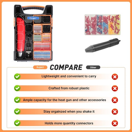 Conectores de cable de sellado de soldadura portátiles y kit termorretráctil - Ideal para marina y automática - Imagen 4 de 10