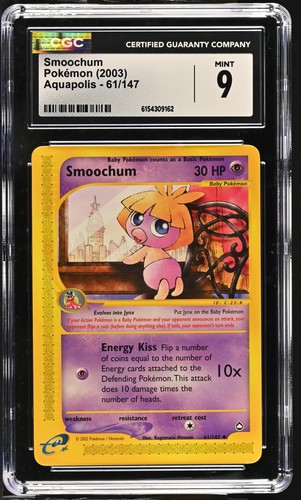 Smoochum graded CGC 9 for sale on eBay