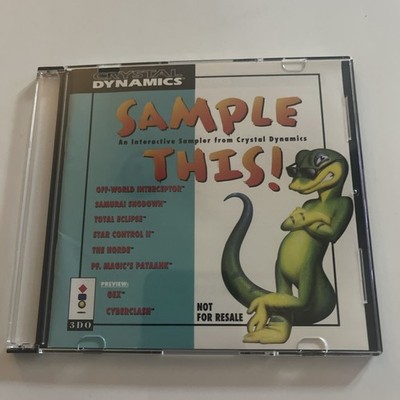 Sample This! An Interactive Sampler From Crystal Dynamics (Panasonic 3DO, 1994)