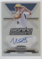 2021 Panini Prizm Draft Picks Signing Sessions Nick Garcia #SS-NG Auto 5q7