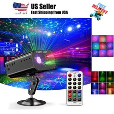 Party Lights Dj Disco Lights, Strobe Stage Light Sound Activated Laser Llight...
