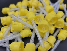 Dental Mixing Nozzles Tips Impression HP Tips Yellow 5.0mm 50Pcs RelyX Unicem