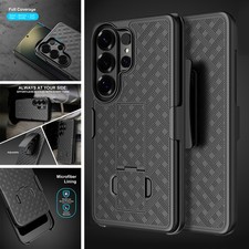Fr Samsung Galaxy S26/S25/S24/S23/S22/S21/S20 Belt Clip Holster Combo Stand Case