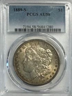 1889-S Morgan Dollar, AU 58 PCGS, NR