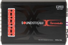 Soundstream WRX-4.300 1,200 Watt 4-Channel Car Amplifier | Compact 4 Stereo Amp