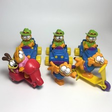 Vintage McDonald s Garfield Happy Meal Toys Figurines 1988 Lot of 11 Pieces Jeep