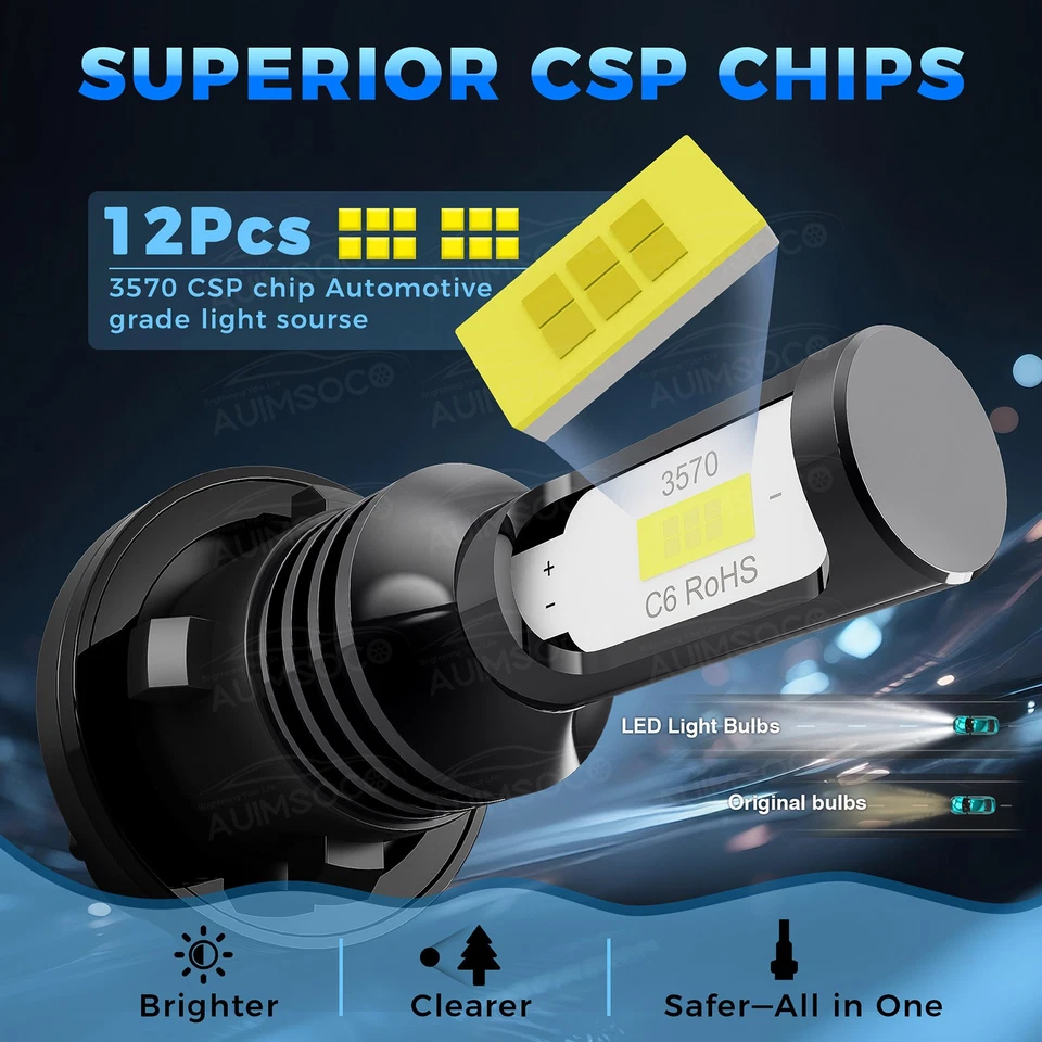 Luces de bombilla LED para Honda Big Red 700 2009-2012 para 34901-HP5-601 Foto 3 de 4