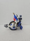 Vintage 2005 Power Rangers SPD Blue Ranger Uni-Force Cycle & Figure by Bandai