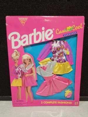 NEW Vintage 1995 BARBIE CASUAL COOL FASHIONS set of 2 Clothing Outfits 68205-91