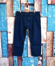 Men's Wrangler Five Star Premium Relaxed Fit Jeans SIZE 44x30 Dark Wash NEW
