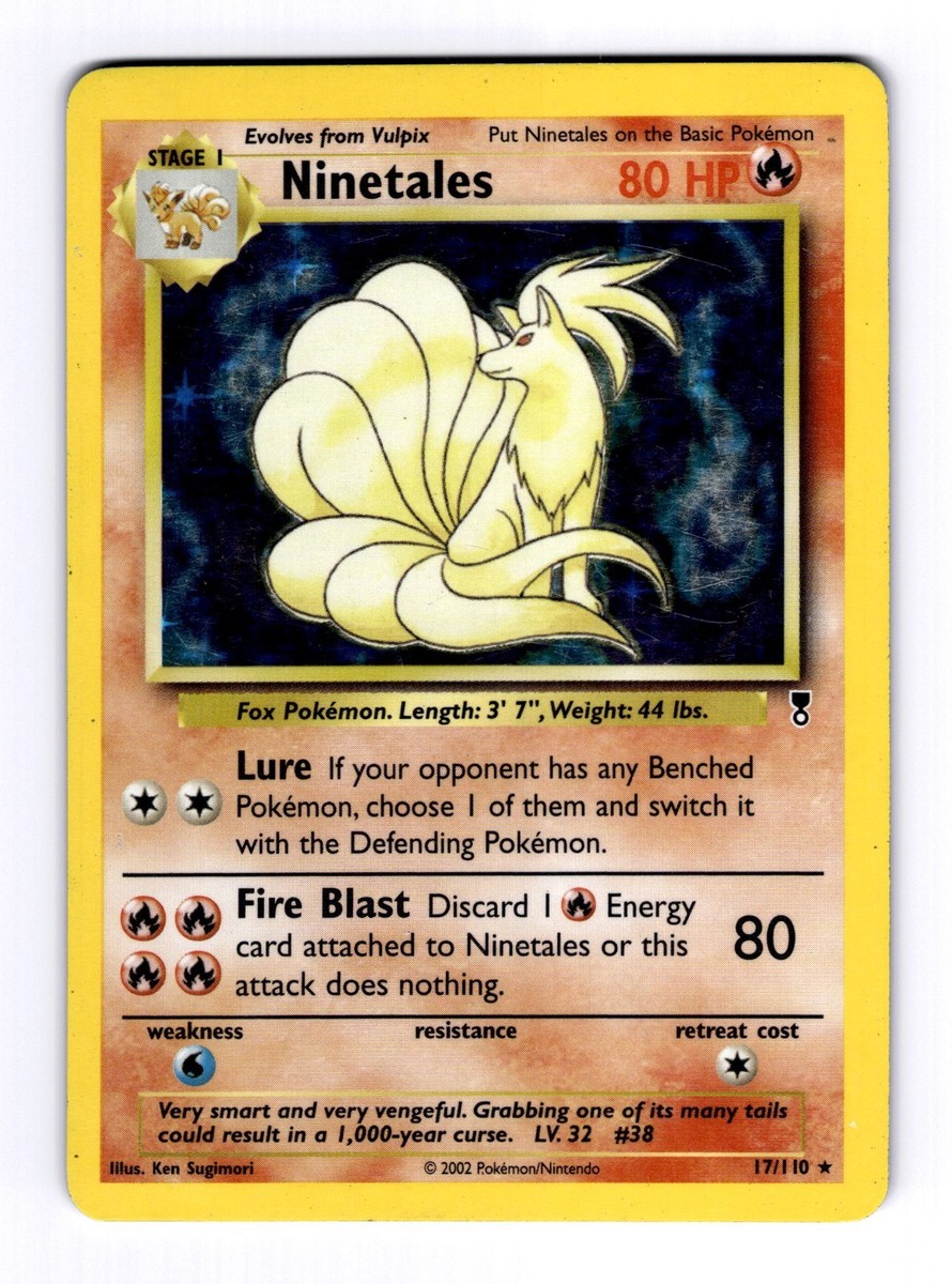 Ninetales Legendary Collection #017 (2002) Holo MP Pokemon Ninetales Legendary Collection #017 (2002) Holo MP Pokemon