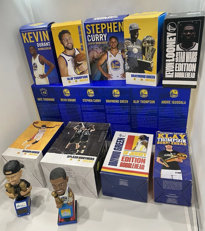 Colección Bobbleheads Golden State Warriors — Ediciones de Campeonato Raras Foto 3 de 4