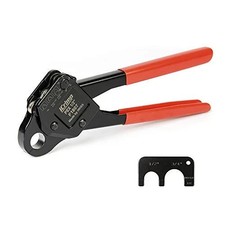 iCrimp Angle Head F1807 PEX Pipe Crimping Tool for Copper Rings - 1/2" Crimper