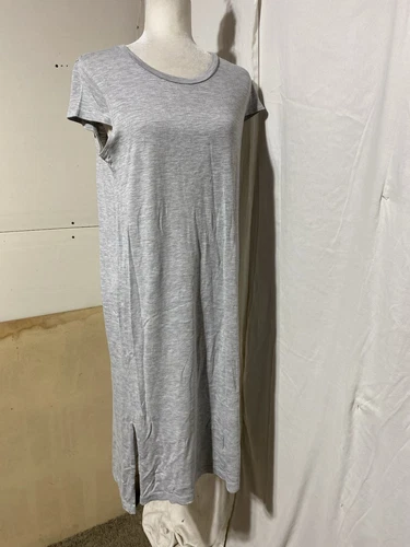 Women’s Jessica Simpson Gray Long Slim Casual T-shirt Dress -L