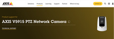 AXIS V5915 PTZ Network Camera for HDTV video streaming 50hz 0633-002 