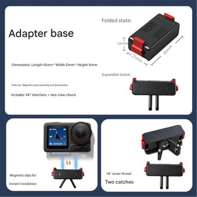Aluminium Quick Release Base Bracket Adapter Holder Adapter