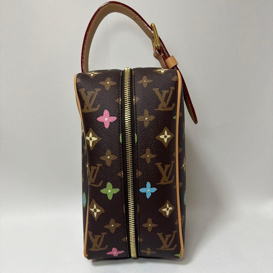 Used Louis Vuitton Chocolate Monogram Craggy LOCKER DOPP KIT Bag Tyler the Creat image 2
