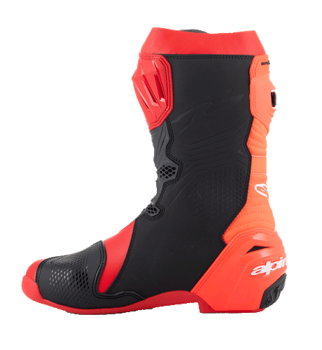 Alpinestars Supertech R Motorcycle Motorbike Sport Racing Boots Red 2220021-3029 - Picture 3 of 8