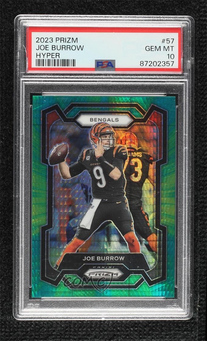 2023 Panini Prizm Hyper Prizm 138/175 Joe Burrow #57 PSA 10 GEM MT 1t5
