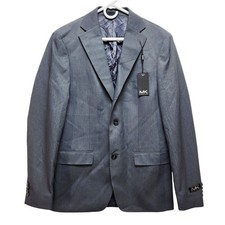 Michael Kors Mens Suit Jacket Gray Blazer Two-Button Classic Fit Size 38R L