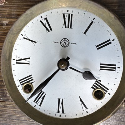 Trade Mark S Japan Wall Clock Antique Seikosha, Round Face Not