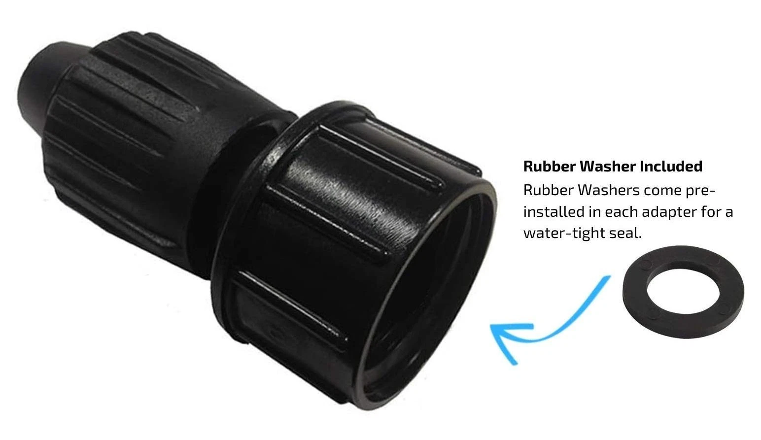Habitech Drip Irrigation Tubing to Faucet/Garden Hose Adapter - Thumbnail 2