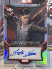 2025 Topps Chrome Deadpool JADE LYE Auto Lady Deathstrike Marvel Autograph