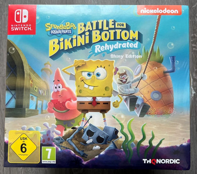 Spongebob Battle for Bikini Bottom Rehydrated Shiny Edition Nintendo Switch NEU