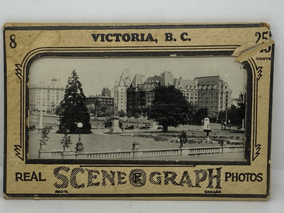 Vintage 30's Real SCENE O GRAPH Photos Of Victoria,BC The Gowen Sutton 8 Pack