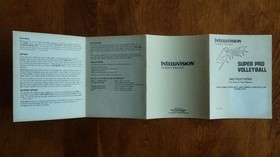 INTELLIVISION SPIKER MANUAL ONLY