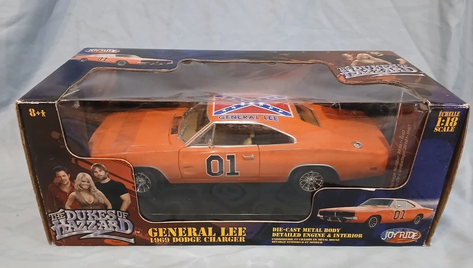 ЗАРЯДНОЕ УСТРОЙСТВО DODGE DUKES OF HAZZARD генерал Ли — 1969 г. — 1:18 от RC2 JOYRIDE - Изображение 2 из 4